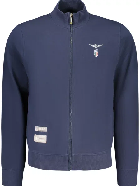 Mikina na zip Accademia Militare modrá