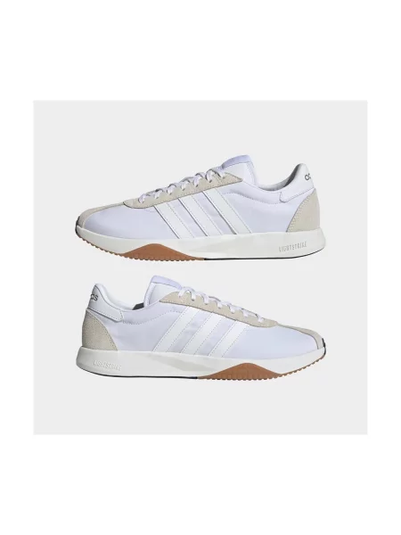Bežecké bežecké topánky Adidas biela