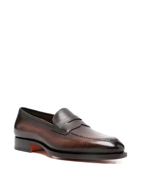 Pantofi loafer Santoni maro