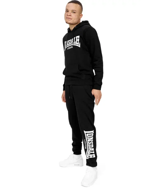 Спортивний костюм Lonsdale CLOUDY бавовна/поліестер чорний