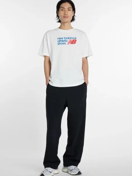 Махровые брюки New Balance черные