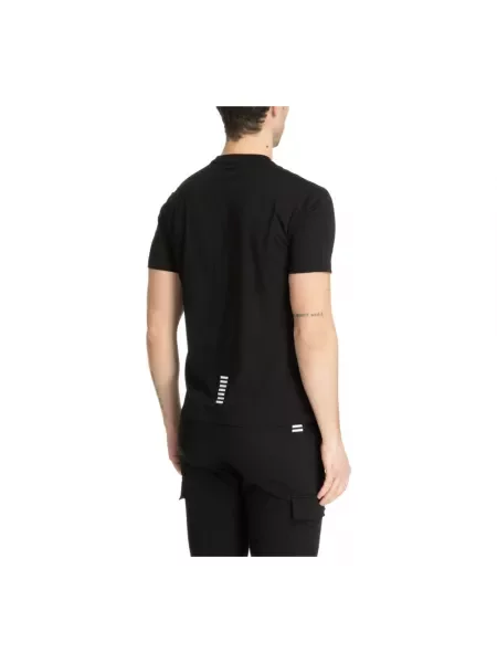 Koszulka Emporio Armani Ea7 z krótkim rękawem czarna