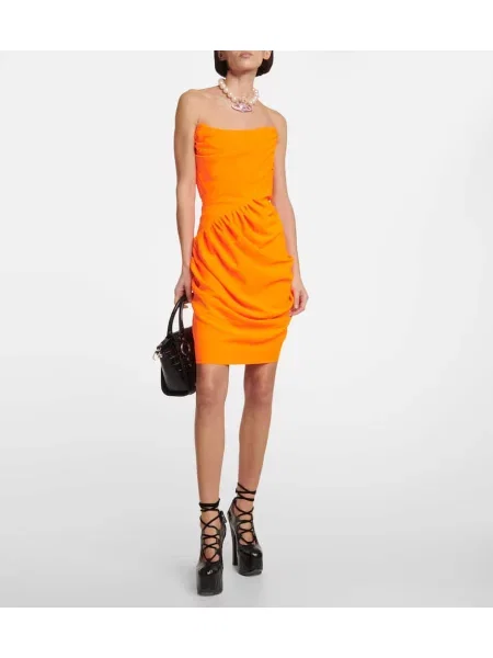 Rochie Vivienne Westwood drapată portocaliu