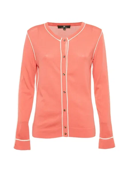 Cardigan Elisabetta Franchi tricotate roz