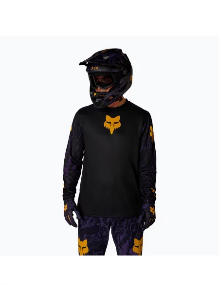 Cyklistické tričko Longsleeve Fox Racing Ranger Image Print plum