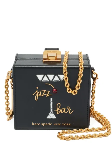 Кожаный боди Kate Spade черно