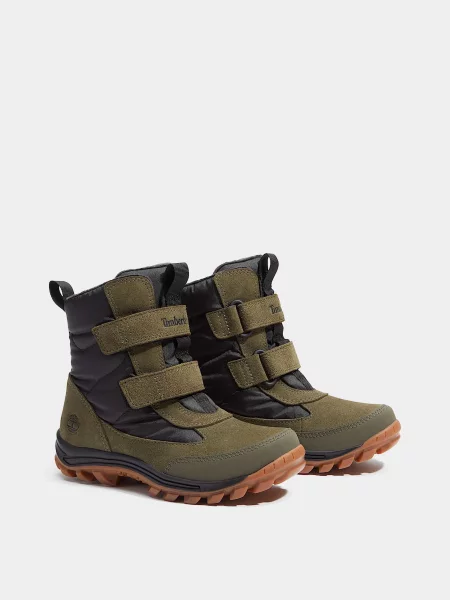 Дитячі Чоботи Timberland CHILLBERG замша/текстиль оливковий
