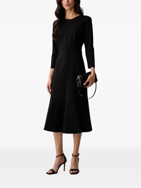 Rochie midi Luisa Spagnoli evazată negru