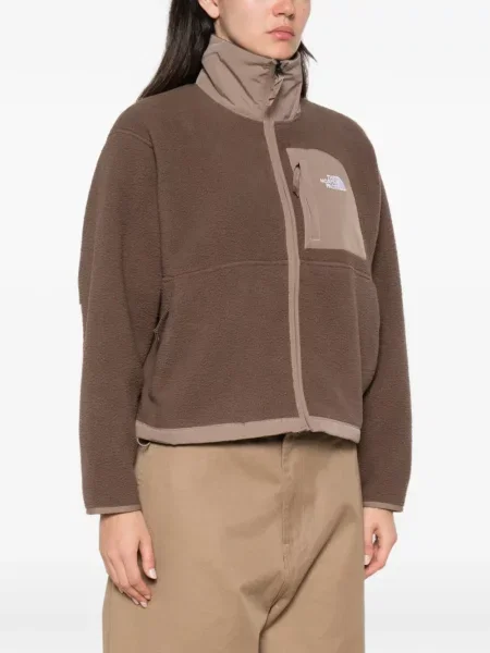Hanorac cu fermoar The North Face maro