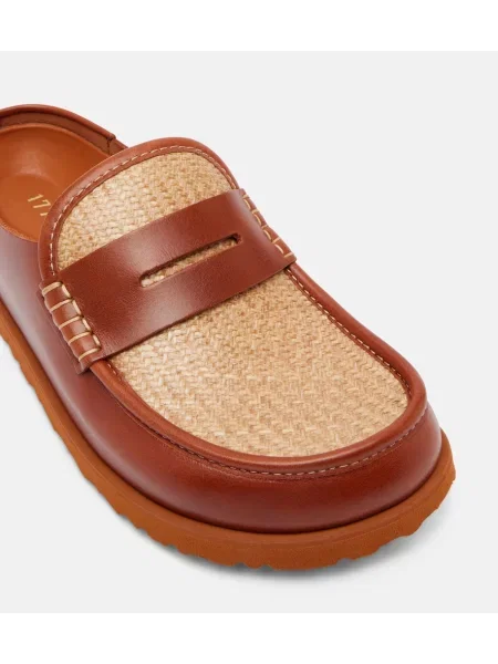Usnjene mules Birkenstock 1774 rjava