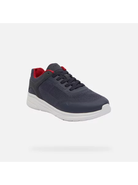 Sneakerși Geox albastru