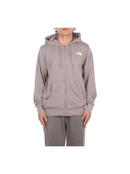 Bluza z kapturem The North Face szara