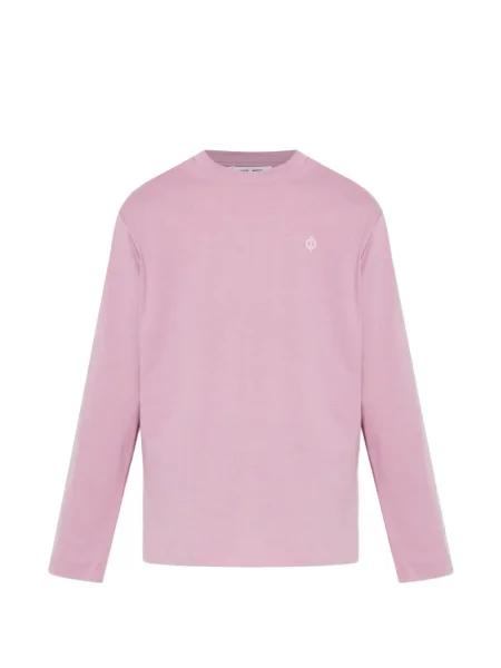 Grafic tricou Samsøe Samsøe lung roz