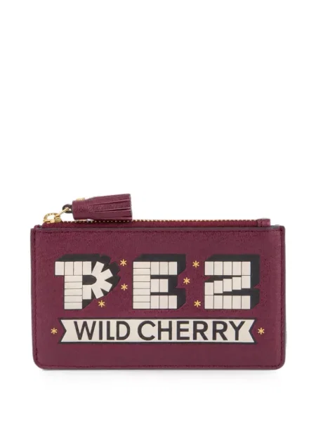 Geantă Anya Hindmarch din piele violet