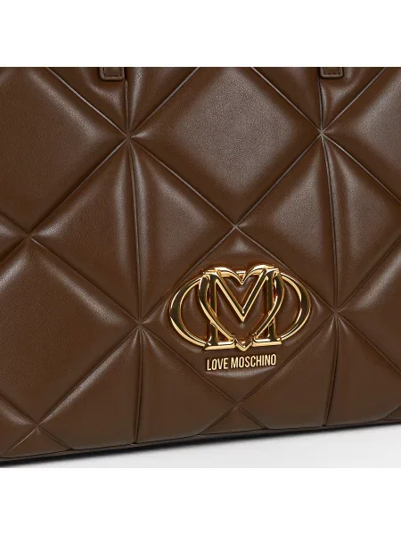 Kabelka Love Moschino hnědá
