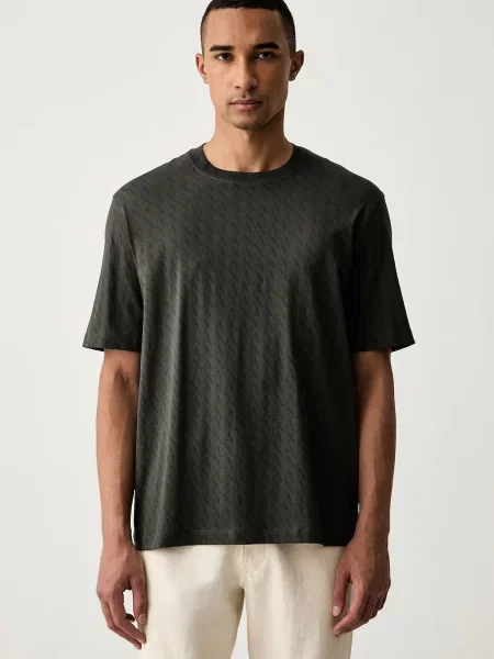 Armani Exchange tricou pentru bărbați din verde