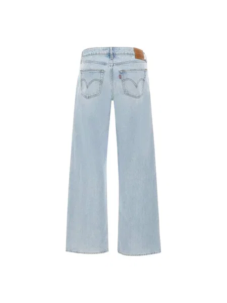 Szerokie jeansy Levi's niebieskie