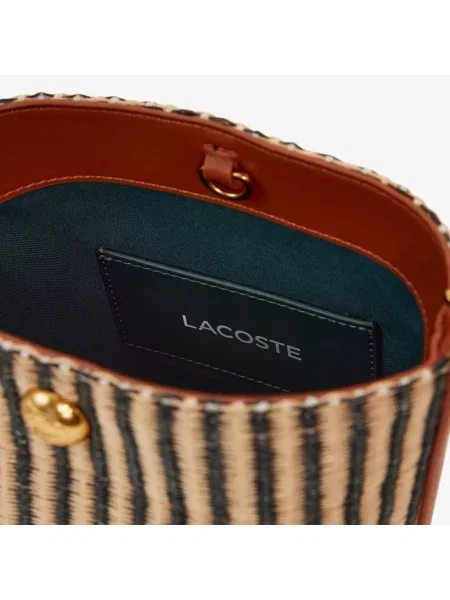 Lacoste сумка через плече коричнева