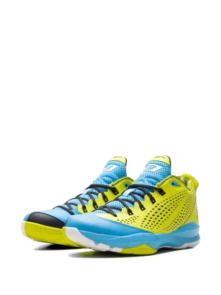 Sneakerși Jordan cu perforații verde