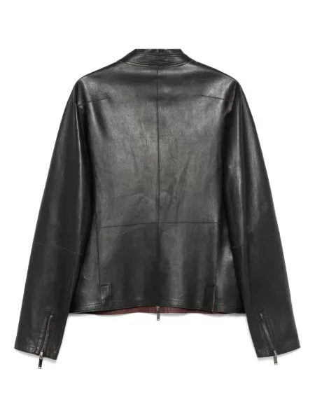 Geanta de piele Emporio Armani negru