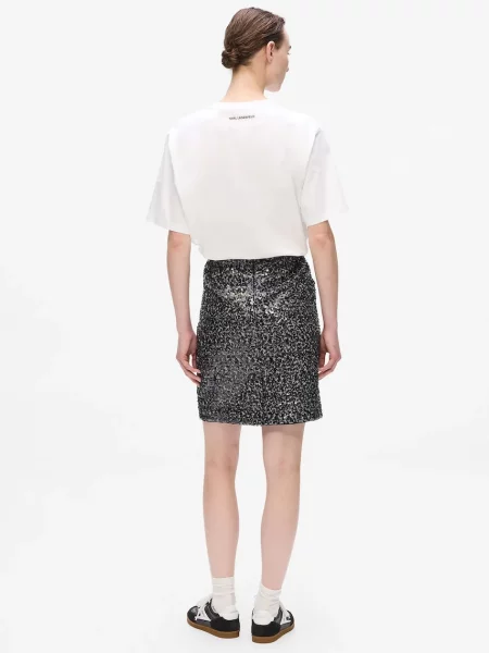 Спідниця Karl Lagerfeld mini олівець сірий