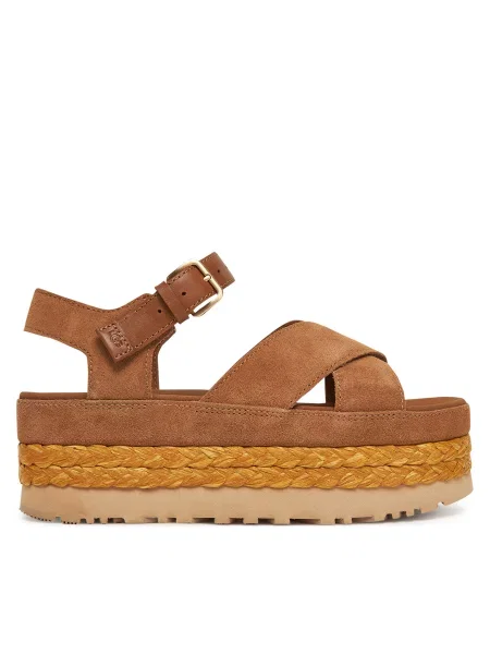 Ugg Espadrile W Aubrey Ankle Strap rjava