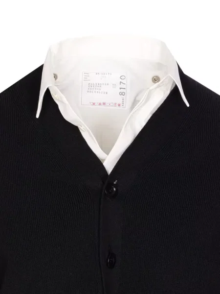 Cardigan Sacai tricotate negru