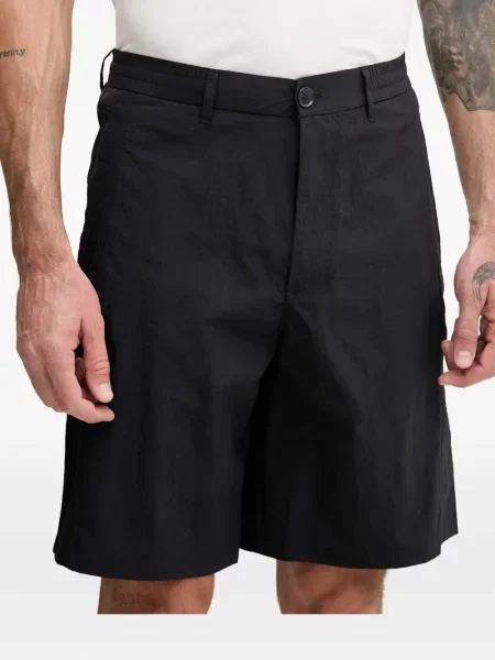 Pantaloni scurți Armani Exchange cu autograf negru