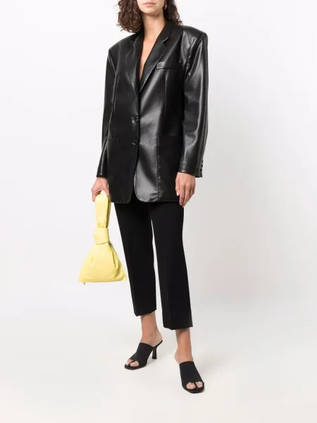 Zkrácené kalhoty Comme Des Garçons Pre-owned černé