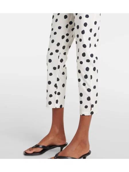 Pantaloni Adriana Degreas alb