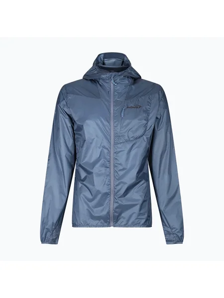 Мъжко яке за бягане Windshell Full Zip slate синьо