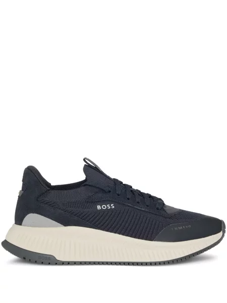 Sneakerși Boss plasă albastru