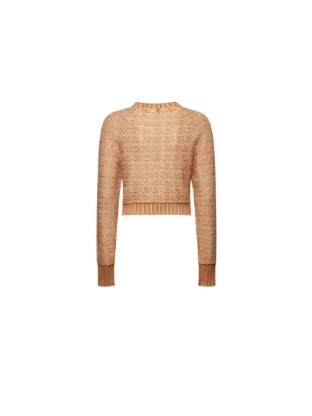 Sweter Silvian Heach wełniany różowy