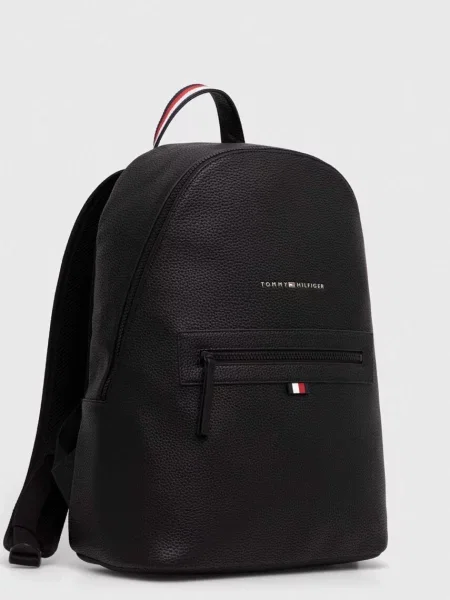 Tommy Hilfiger Ruksak Essential Pu Backpack čierna