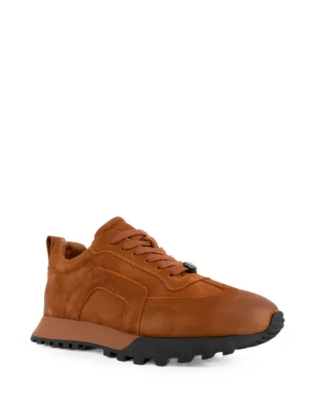 Sneakerși Linda Baumann din piele maro