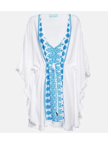 Rochie Melissa Odabash cu broderie albastru