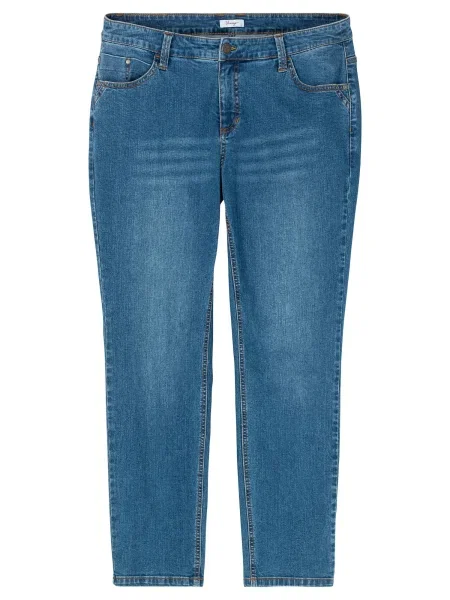 SHEEGO Jeans denim albastru