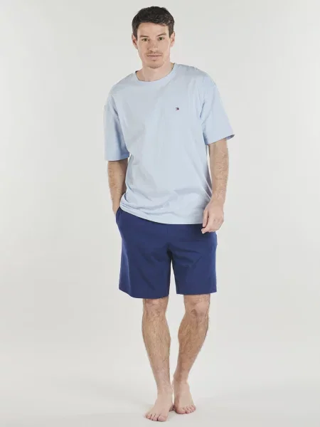 Pijamale Tommy Hilfiger albastru