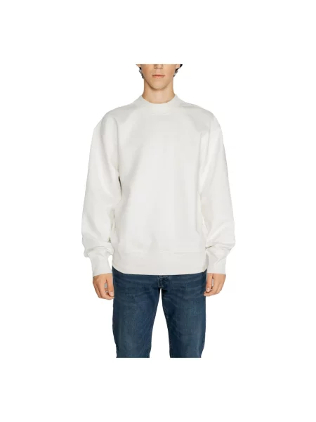 Bluza Calvin Klein Jeans ze spandexu biała