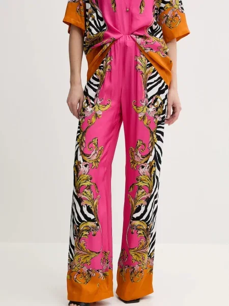 Versace Jeans Couture pantaloni lat high waist roz