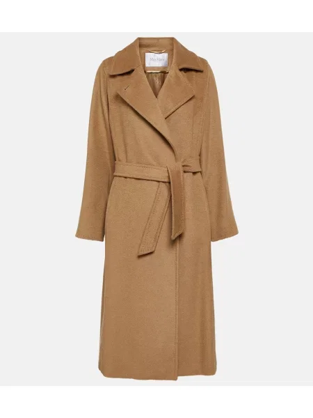 Palton Max Mara de lână albastru