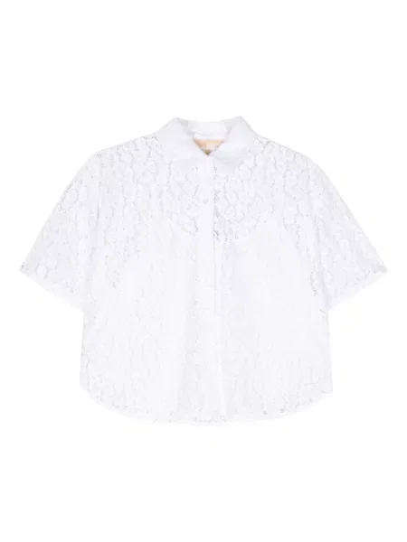 Koszula Michael Kors koronkowa biała