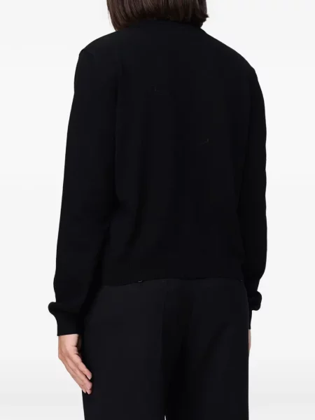 Ursuleț de pluș pulover Moschino din jacard negru
