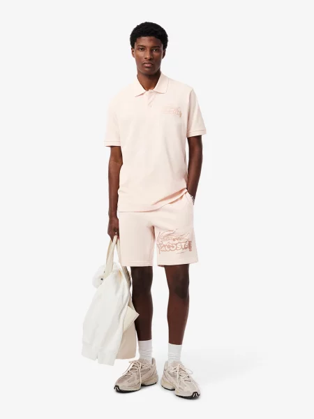 Шорты Lacoste бежевые