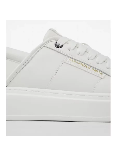 Sneakersy Alexander Smith skórzane białe