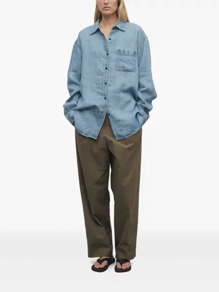 Pantaloni The Row verde