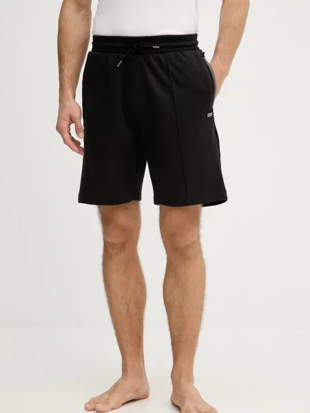 BOSS pantaloni scurți de trening bărbați negru