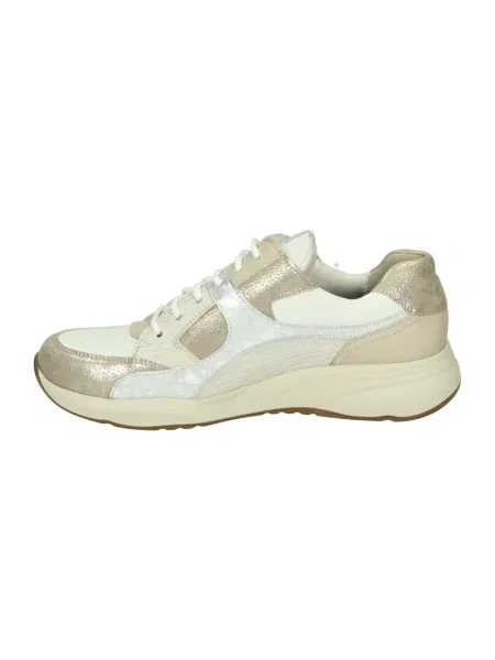 Sneakersy Durea skórzane brązowe