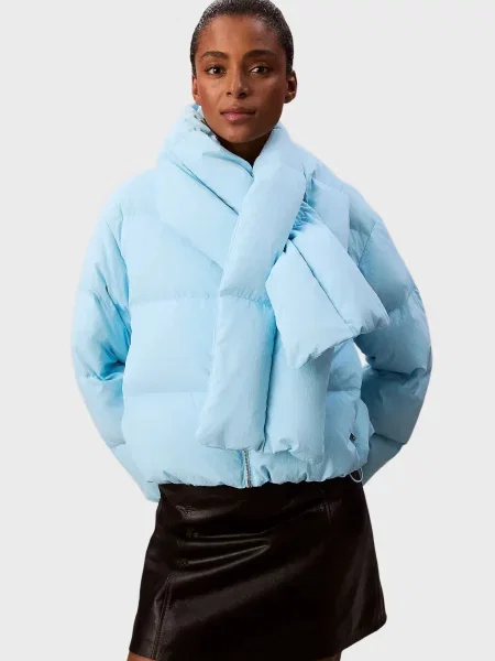 Пуховик Calvin Klein блакитний