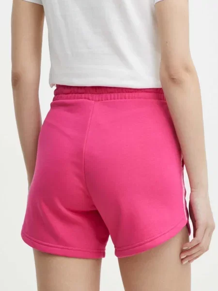 Kraťasy Puma s aplikací high waist růžová